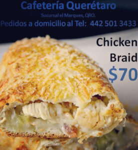 No dejes de probar nuestro chicken braid