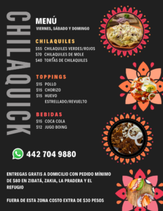 Chilaquiles a domicilio