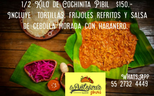 Cochinita Pibil a Domicilio Informes y Pedidos: https://cutt.ly/Antojeria-Zibata