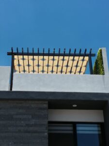 Malla sombra para pergolas y estructuras